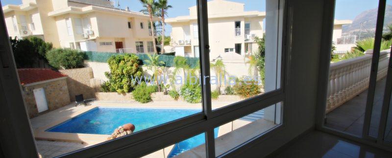 villa chalet alquiler larga temporada albir altea