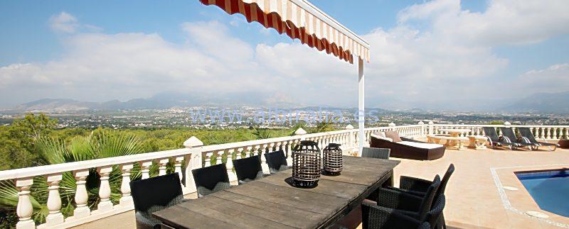 modern villa holidays let albir altea