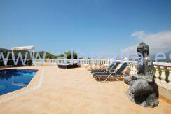 chalet lujo alquiler albir verano piscina privada vista mar