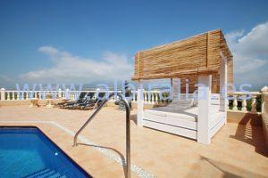 chalet lujo alquiler albir verano piscina privada vista mar