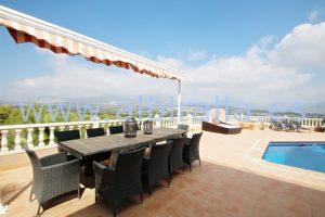 chalet lujo alquiler albir verano piscina privada vista mar