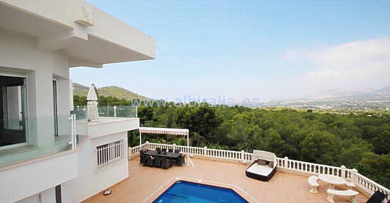 villa long term rent albir costa blanca