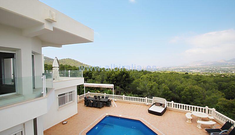 villa long term rent albir costa blanca