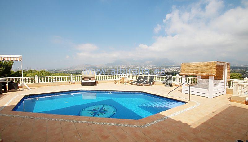 villa long term rent albir costa blanca