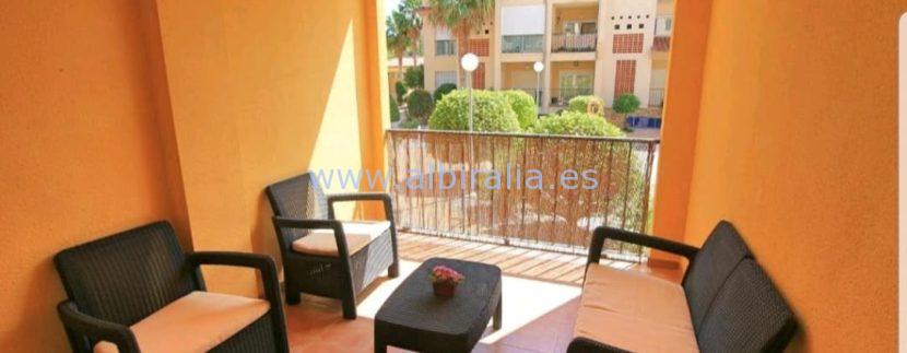 terrace pool albir altea holiday rent