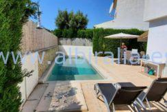 Garden and private pool urb Belmonte Den Norske Skole Alfaz