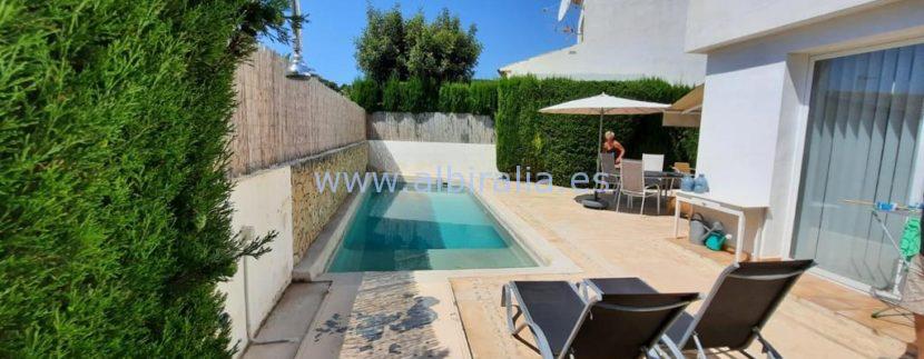 Garden and private pool urb Belmonte Den Norske Skole Alfaz