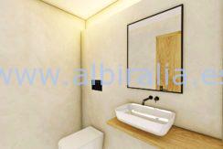 Long term rent villa Albir bathroom 1