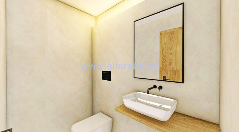 Long term rent villa Albir bathroom 1