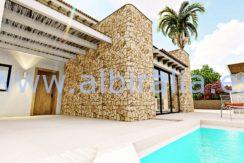 Long term rent villa Albir entrance to the house