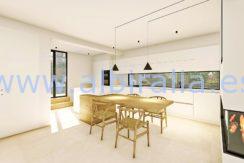 Long term rent villa Albir kitchen