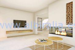 Long term rent villa Albir living room 2