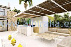 Long term rent villa Albir lounge area