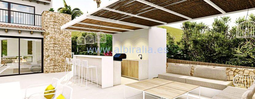 Long term rent villa Albir lounge area