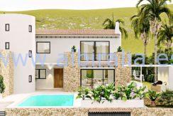 Long term rent villa Albir outdoor space