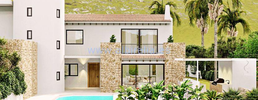 Long term rent villa Albir outdoor space
