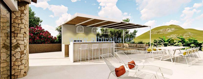Long term rent villa Albir relax area