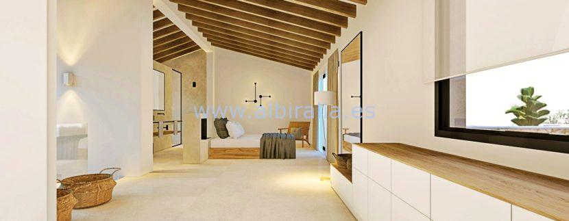 Long term rent villa Albir spacios master bedroom