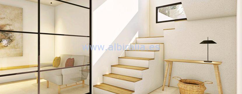 Long term rent villa Albir stairs