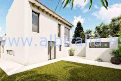 Long term rent villa Albir view from the corner