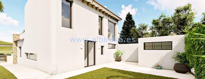 Long term rent villa Albir view from the corner