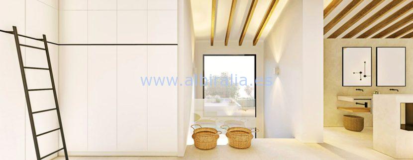 Long term rent villa Albir warderobe main bedroom
