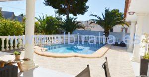 Stor svømme-basseng villa til leie i Albir langtidsleie