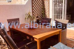 leilighet med sol terrase og hage til salgs i Albir