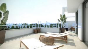 New apartment for sale with sea view in Altea