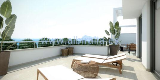 New apartment for sale with sea view in Altea
