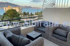Apartamento con vistas al mar en venta en el Albir