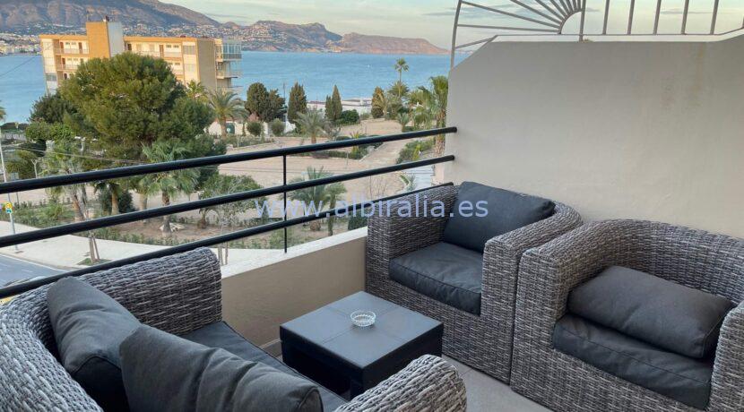 Apartamento con vistas al mar en venta en el Albir