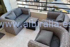 Terrace with seaw view 1 bedroom apartment available in Albir