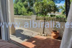 garden with fruit trees and private pool for sale in albir altea