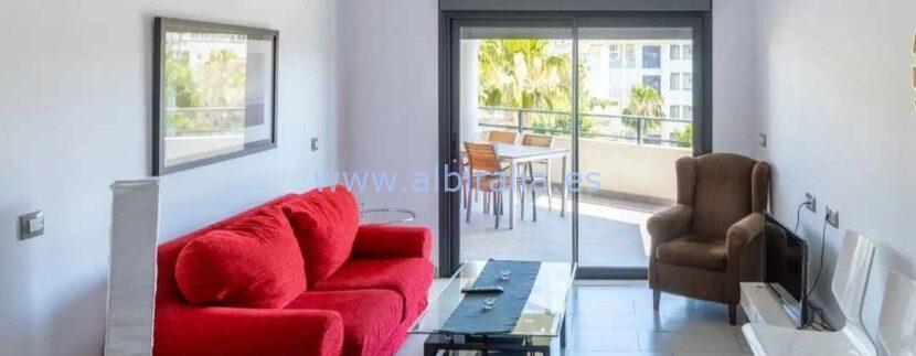 modern apartment in the center of Albir for sale with sea view