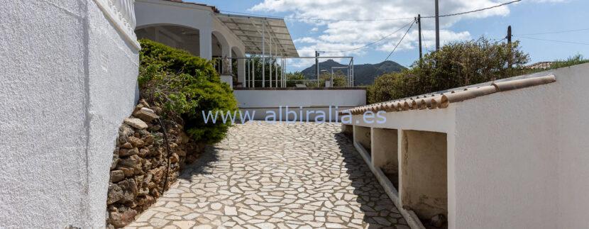 Mediterranean home with solar panels for sale