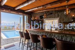 Solar-powered with bar area and pool party house for sale in Spain