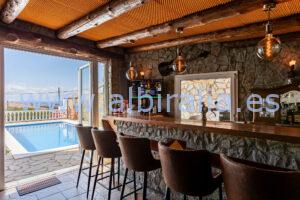 Solar-powered with bar area and pool party house for sale in Spain