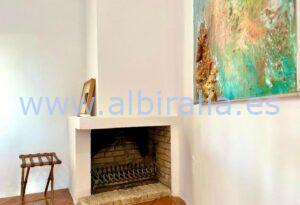 hus med peis til leie i Spania