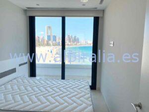 exclusive penthouse property offers panoramic Mediterranean sea views from Poniente Beach