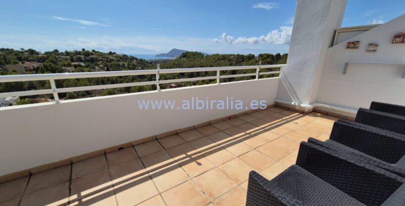 sea view apartment for sale in Altea la Vella only 260000€