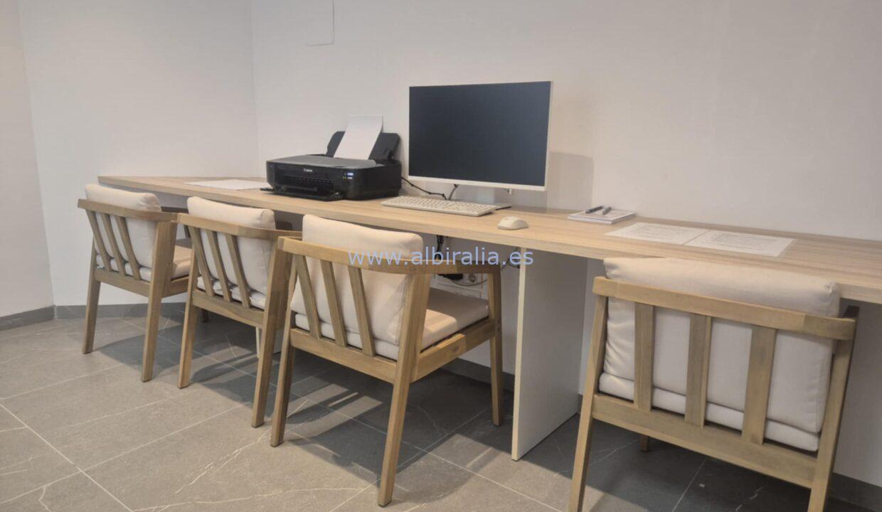 work from home coworking area incluided in the rent