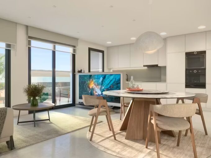 apartamento de 3 dormitorios de nueva construccion se vende en el centro de Santa Pola