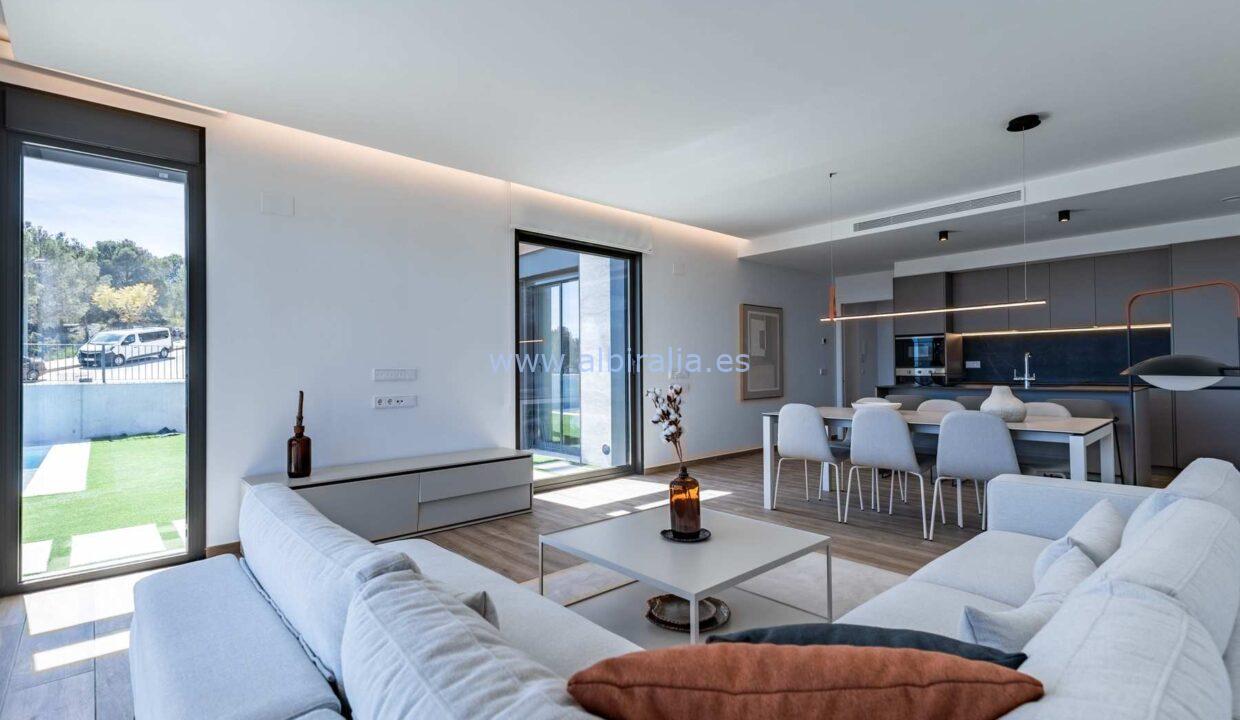 kitchen-dining-living-area-new-build-villa-polop-costa-blanca