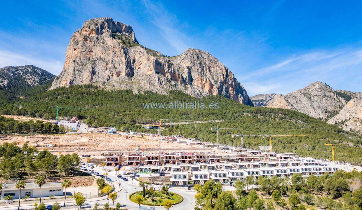 new-build-villa-aerial-view-pool-garden-polop-alicante-spain